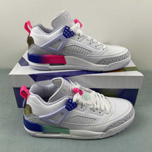Cargar imagen en el visor de la galería, Air Jordan Spizike Low Dongdan White Indigo Burst Palest Purple HF5758-151
