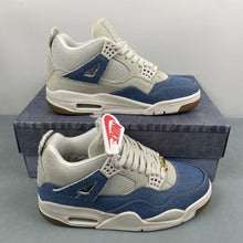 Cargar imagen en el visor de la galería, Air Jordan 4 Retro TEX Denim Worn Blue  IB6716-100
