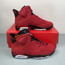 Cargar imagen en el visor de la galería, Air Jordan 6 Retro Toro Bravo Varsity Red Black T8529-600
