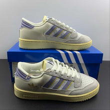 Cargar imagen en el visor de la galería, Adidas Centennial 85 Low Cream White Light Purple Gold ID1812
