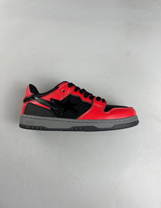 BAPE Sk8 STA Black Red