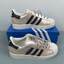 Cargar imagen en el visor de la galería, Adidas Superstar 2 Wonder Quartz Core Black Off White JR6985
