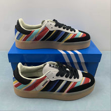 Cargar imagen en el visor de la galería, Adidas Samba Vegan Core Black Multi-Color ID0444

