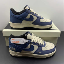 Cargar imagen en el visor de la galería, Air Force 1 07 Low North Face Gucci Dark Blue BS9055-305
