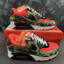 Cargar imagen en el visor de la galería, Air Max 90 Reverse Duck Camo Infrared Dark Sage Baroque Brown CW6024-600
