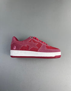 BAPE STA “Pink Suede” Pink White