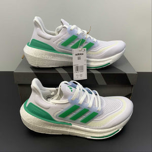 Adidas Ultraboost Light White Tint Court Green Blue Dawn HQ6350