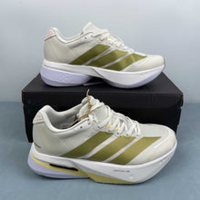 Cargar imagen en el visor de la galería, Adizero Boston 13 Chalk White Gold Metallic Orange Tint JS4952
