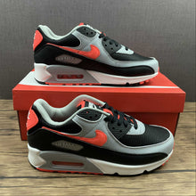 Cargar imagen en el visor de la galería, Air Max 90 Black Radiant Red Wolf Grey White CZ4222-001
