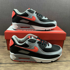 Air Max 90 Black Radiant Red Wolf Grey White CZ4222-001