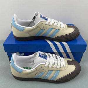 Adidas Samba OG Yellow Blue Brown  IG1024