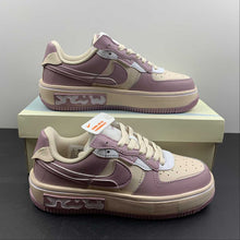 Cargar imagen en el visor de la galería, Air Force 1 FONTANKA Beige White Purple CW6688-609
