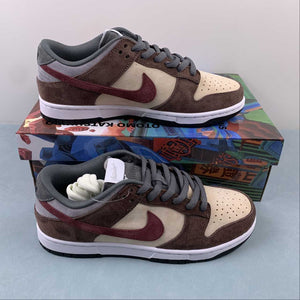 Otomo Katsuhiro x SB Dunk Low Steamboy OST Dark Grey Brown Red CV1026-053