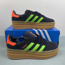 Cargar imagen en el visor de la galería, Adidas Gazelle Bold Aurora Ink Solar Orange JH9667
