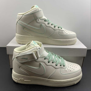 Air Force 1 07 Mid Cream White Green BY6899-695