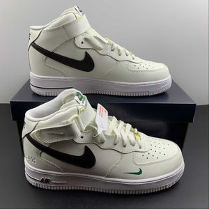 Air Force 1 07 Mid 40th Anniversary Sail Malachite White Brown Basalt DR9513-100