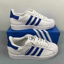 Cargar imagen en el visor de la galería, Adidas Superstar 2 Cloud White Blue JQ4729
