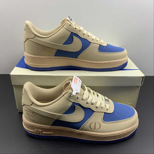 Air Force 1 07 Low x CD Beige Blue 315122-002