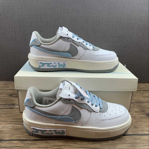 Air Force 1 FONTANKA White Dark Gray Light Blue CW6688-601