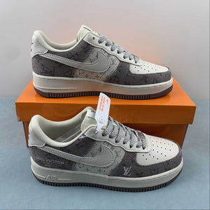 Air Force 1 07 Low LV Off White Denim Dark Gray DH7566-200