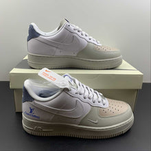 Cargar imagen en el visor de la galería, LV x Air Force 1 07 Low White Blue Gray BS8871-301
