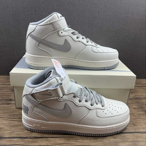 Undefeated x Air Force 1 07 Mid White Dark Grey AO6617-306