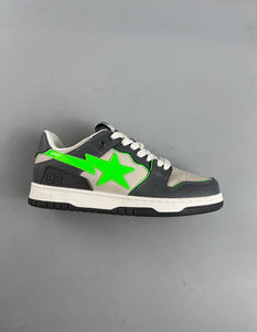 BAPE Sk8 STA Dark Grey Beige Green