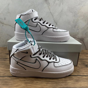 Air Force 1 07 Mid White Black Chameleon 368732 810