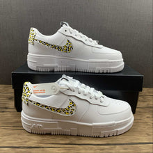 Cargar imagen en el visor de la galería, Air Force 1 PIXEL Leopard Summit White Black Yellow DH9632-101
