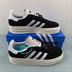 Adidas Gazelle Bold Core Black White Core White HQ6912