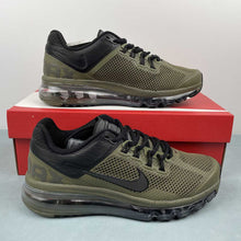 Cargar imagen en el visor de la galería, Nike Air Max 2013 Medium Olive Green Metallic Silver Black FZ3156-222

