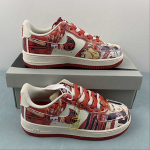 Air Force 1 07 Low Slum Dunk Red Rice White SD1990-111