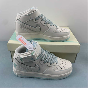 Undefeated x Air Force 1 07 Mid Light Blue White GB5969-002