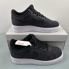 Cargar imagen en el visor de la galería, Air Force 1 07 Low Flyknit 2.0 Black White CI0051-300
