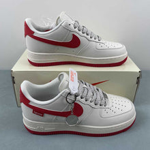 Cargar imagen en el visor de la galería, Supreme x Air Force 1 07 Low White Red HD1968-026
