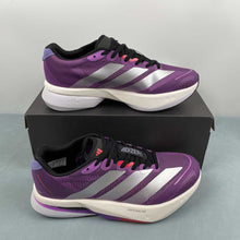 Cargar imagen en el visor de la galería, Adizero Boston 13 Purple Burst Silver Metallic Lucid Red JS4943
