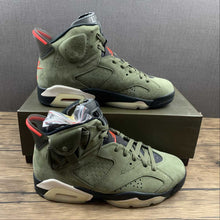 Cargar imagen en el visor de la galería, Air Jordan 6 Retro X Travis Scott Green CN1084-200

