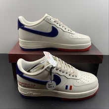 Cargar imagen en el visor de la galería, Air Force 1 07 Low FIFA WORLD CUP White Blue Red Customised DQ7658-300

