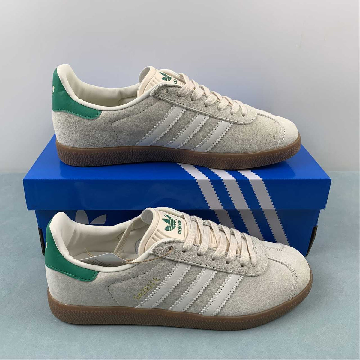 Adidas Gazelle Indoor Wonder White Green Gum IF3235 – juanma-shop