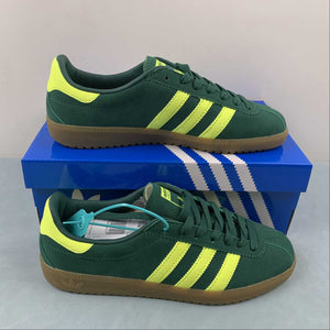 Adidas Bermuda Collegiate Green Shock Yellow Gum B41472