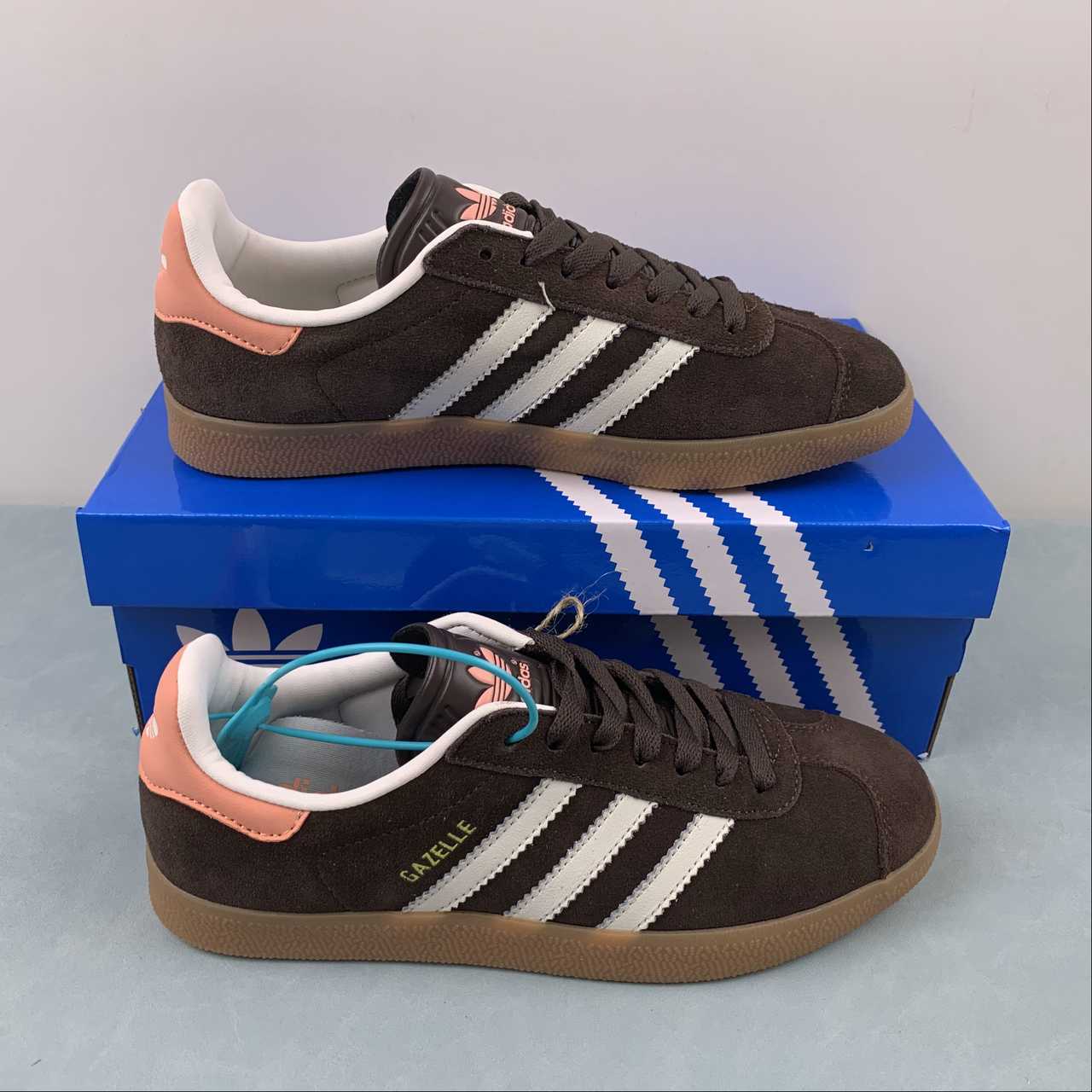 Adidas Gazelle Indoor Shadow Brown Cream White Gum IF3233 – juanma-shop