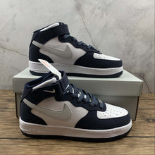 Cargar imagen en el visor de la galería, Air Force 1 07 Mid Navy White Gray Blue AQ2263-115
