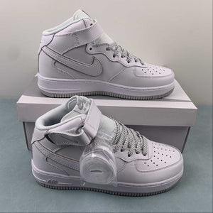 Air Force 1 07 Mid White Silver WP5623-836