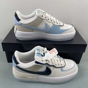 Air Force 1 Shadow Sail Glacier Blue Coconut Milk Armory Navy DZ1847-107