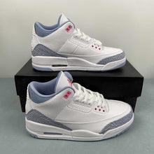 Cargar imagen en el visor de la galería, Air Jordan 3 Retro White Pink Glow Cobalt Bliss HQ0784-101

