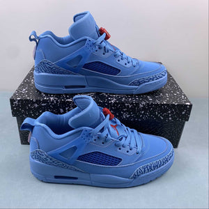 Air Jordan Spizike Low Houston Oilers Football Blue University Red FQ1759-400