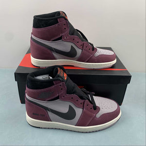 Air Jordan 1 High Element Gore-Tex Berry Gray Black DB2889-500