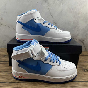 Air Force 1 07 Mid Summit White Blue Red CD0884-126