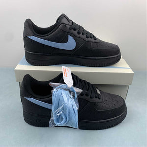 Air Force 1 07 Low Black Blue CW2288-012