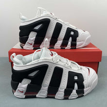 Cargar imagen en el visor de la galería, Air More Uptempo Low White Black-Varsity Red FZ3055-105
